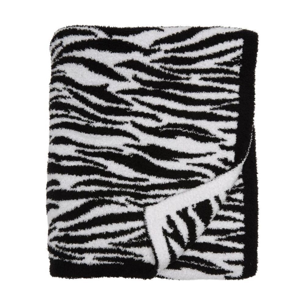 Barefoot dreams tiger stripes blanket NWT